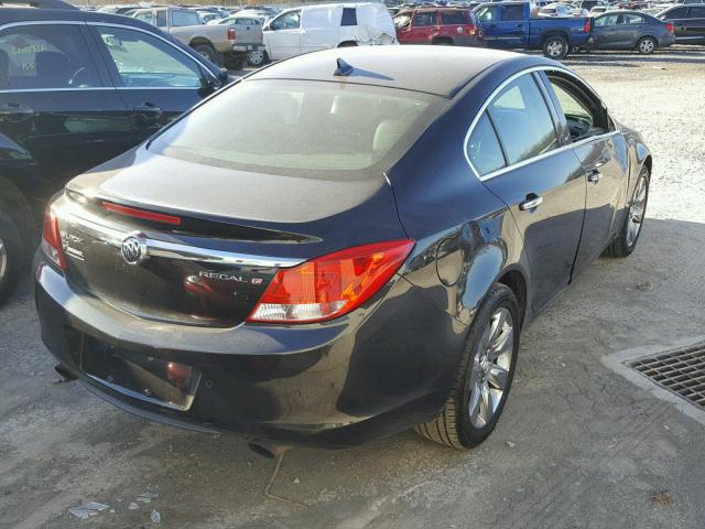 2G4GS5EV3C9157781 - 2012 BUICK REGAL PREM BLACK photo 4