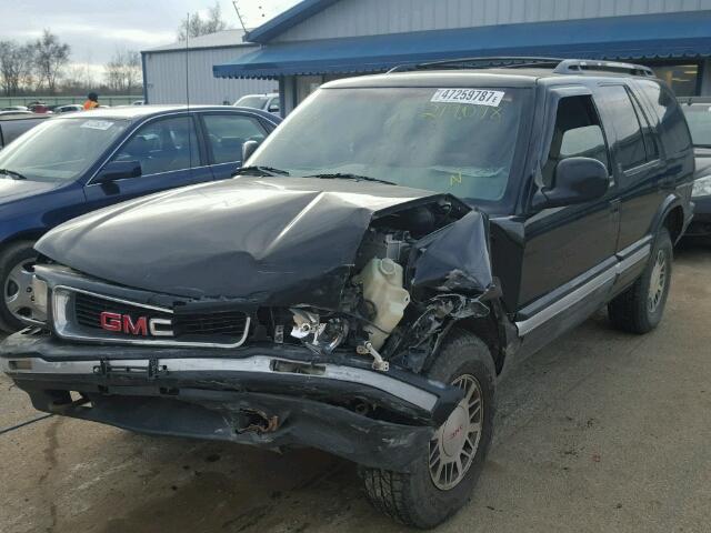 1GKDT13W4T2524120 - 1996 GMC JIMMY BLACK photo 2