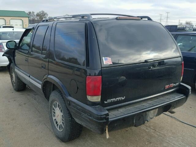 1GKDT13W4T2524120 - 1996 GMC JIMMY BLACK photo 3