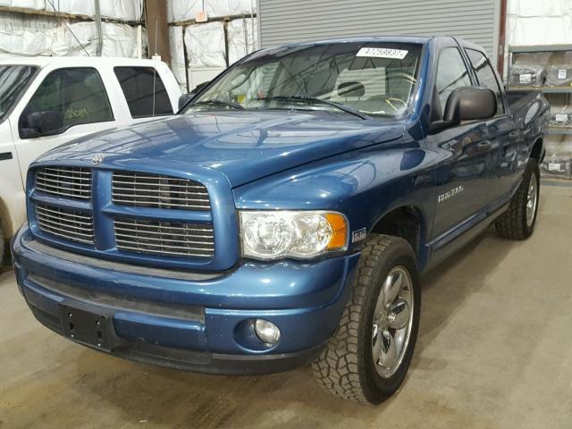 1D7HU18D04S779808 - 2004 DODGE RAM 1500 S BLUE photo 2