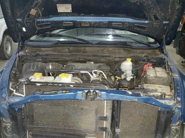 1D7HU18D04S779808 - 2004 DODGE RAM 1500 S BLUE photo 7