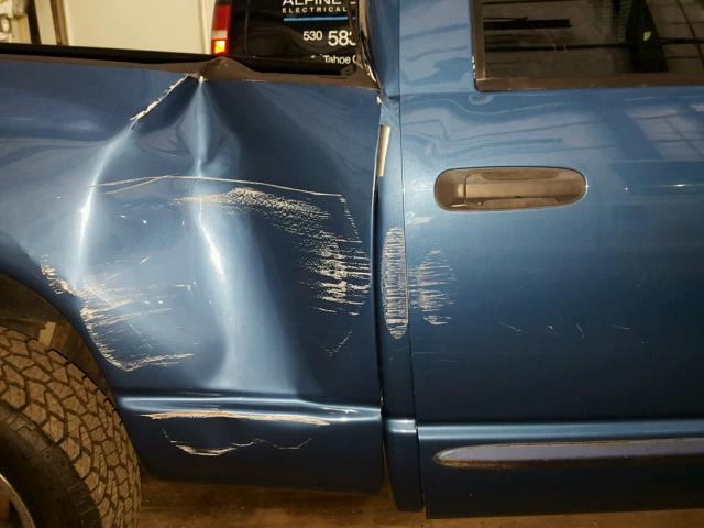 1D7HU18D04S779808 - 2004 DODGE RAM 1500 S BLUE photo 9