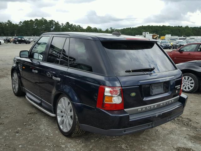SALSF25416A921024 - 2006 LAND ROVER RANGE ROVE BLUE photo 3
