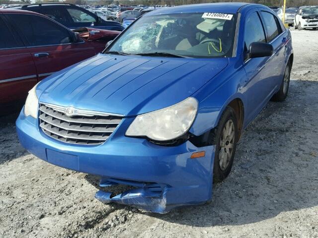 1C3LC46K48N181899 - 2008 CHRYSLER SEBRING LX BLUE photo 2