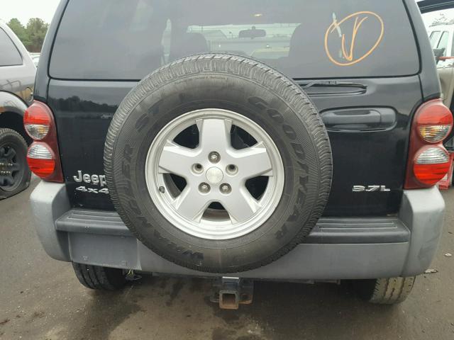 1J4GL48K95W532543 - 2005 JEEP LIBERTY SP BLUE photo 9