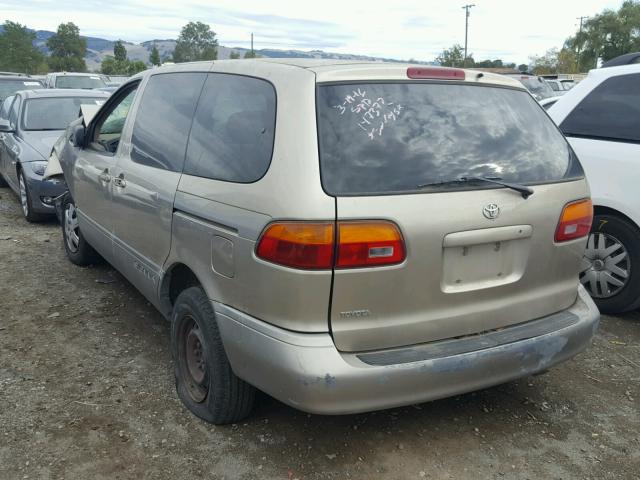 4T3ZF19C4YU237848 - 2000 TOYOTA SIENNA CE BEIGE photo 3