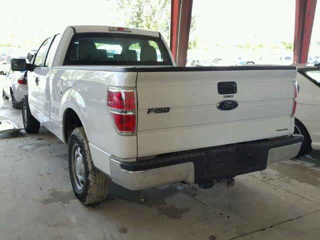 1FTEX1CM7DFB41608 - 2013 FORD F150 SUPER WHITE photo 3