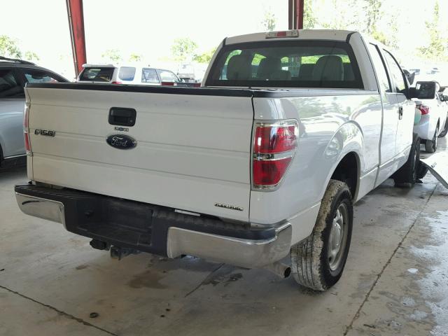 1FTEX1CM7DFB41608 - 2013 FORD F150 SUPER WHITE photo 4