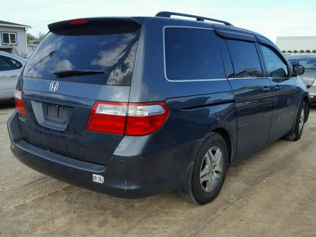 5FNRL38646B439057 - 2006 HONDA ODYSSEY EX GREEN photo 4