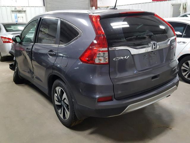 5J6RM3H90GL016007 - 2016 HONDA CR-V TOURI GRAY photo 3