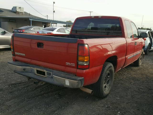 2GTEC19V841174197 - 2004 GMC NEW SIERRA RED photo 4