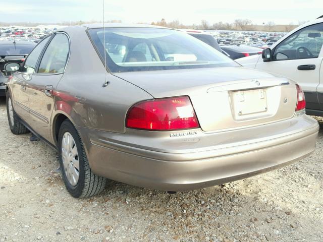 1MEFM50U52A639047 - 2002 MERCURY SABLE GS BROWN photo 3