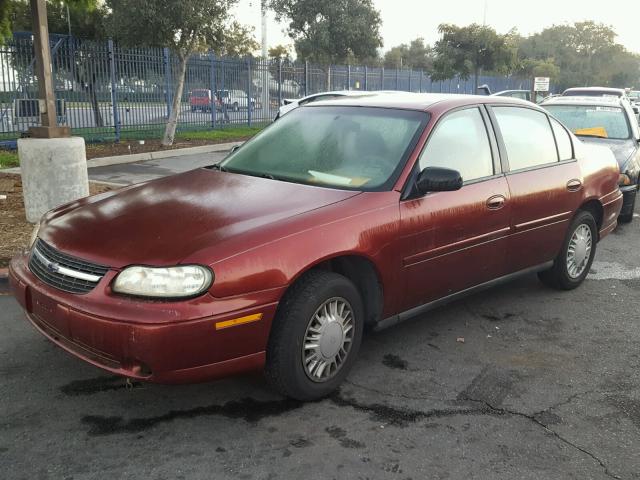 1G1ND52J63M578333 - 2003 CHEVROLET MALIBU BURGUNDY photo 2