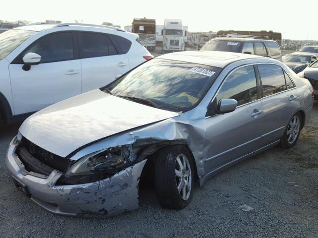 JHMCM56704C018665 - 2004 HONDA ACCORD EX SILVER photo 2