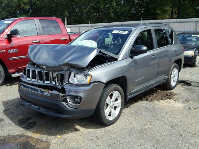 1C4NJCBA1CD518593 - 2012 JEEP COMPASS SP 灰色 照片 2