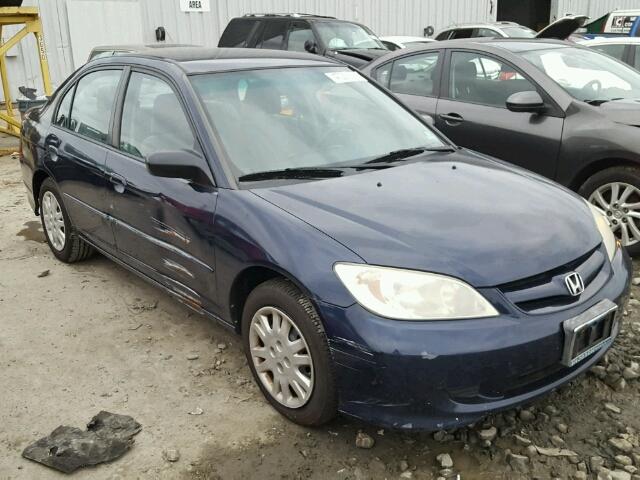 2HGES16544H528507 - 2004 HONDA CIVIC LX BLUE photo 9