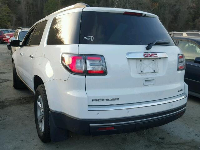 1GKKVPKD9GJ115773 - 2016 GMC ACADIA SLE WHITE photo 3