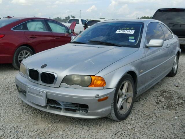 WBABN33481JW57535 - 2001 BMW 325 CI SILVER photo 2