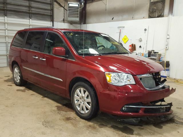 2C4RC1BG1FR577813 - 2015 CHRYSLER TOWN & COU RED photo 1