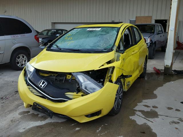 3HGGK5H80FM773199 - 2015 HONDA FIT EX YELLOW photo 2