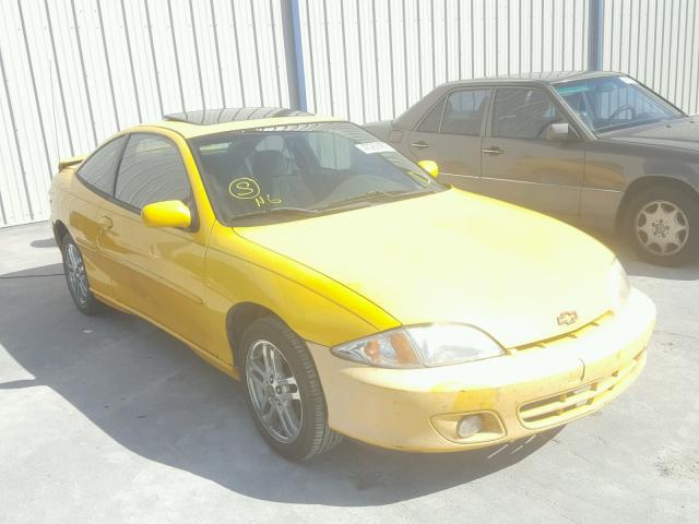 1G1JH12F327453701 - 2002 CHEVROLET CAVALIER L YELLOW photo 1