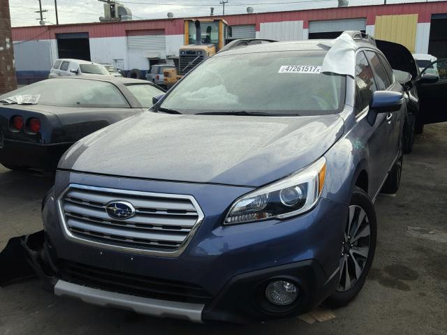 4S4BSANC0G3226653 - 2016 SUBARU OUTBACK 2. BLUE photo 2