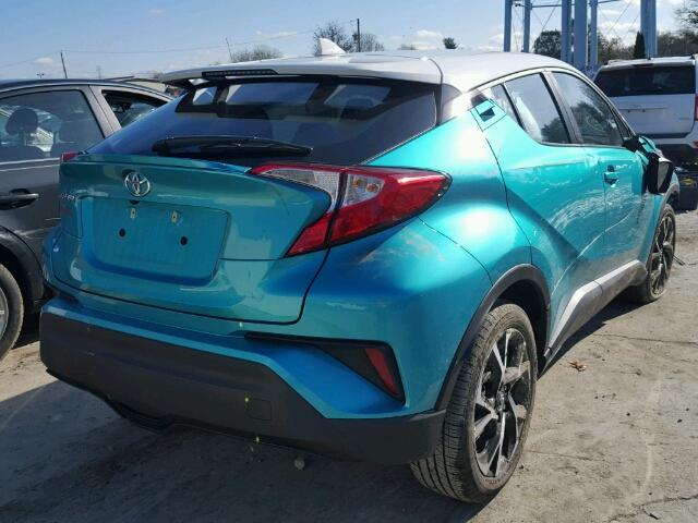 NMTKHMBX3JR011655 - 2018 TOYOTA C-HR XLE TWO TONE photo 4