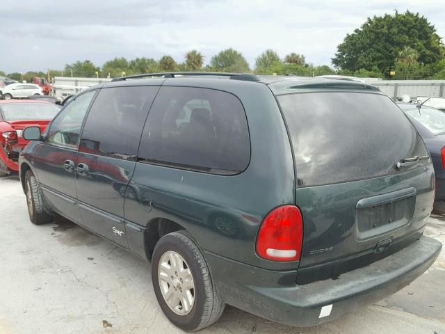 2B4GP44R3VR356852 - 1997 DODGE GRAND CARA GREEN photo 3