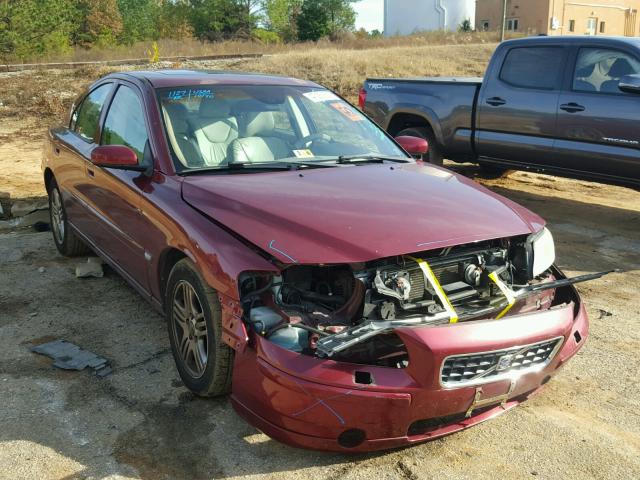 YV1RS592152452662 - 2005 VOLVO S60 2.5T MAROON photo 1