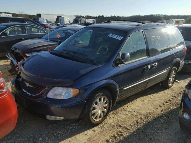 2C8GP54L63R209635 - 2003 CHRYSLER TOWN & COU Mavi foto 2