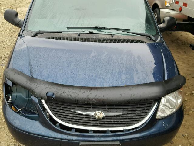 2C8GP54L63R209635 - 2003 CHRYSLER TOWN & COU Mavi foto 7