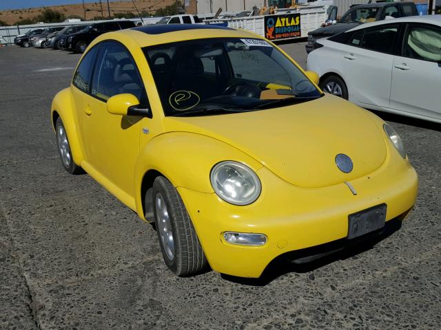 3VWCK21C42M436259 - 2002 VOLKSWAGEN NEW BEETLE 黄色 照片 1