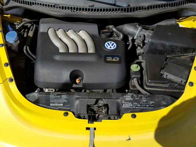 3VWCK21C42M436259 - 2002 VOLKSWAGEN NEW BEETLE 黄色 照片 7