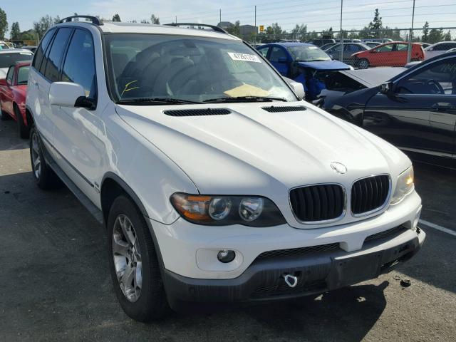 5UXFA13594LU25661 - 2004 BMW X5 3.0I WHITE photo 1