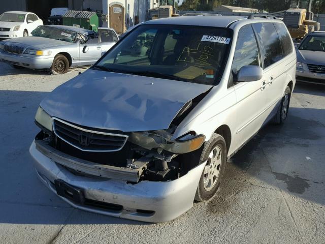 2HKRL18682H512995 - 2002 HONDA ODYSSEY EX SILVER photo 2