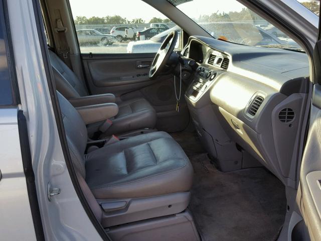 2HKRL18682H512995 - 2002 HONDA ODYSSEY EX SILVER photo 5