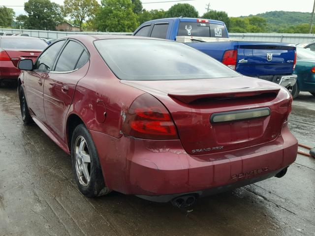 2G2WP522X41149161 - 2004 PONTIAC GRAND PRIX RED photo 3