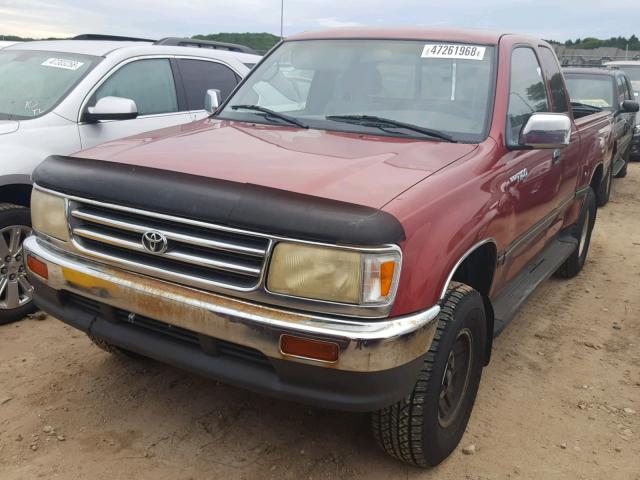 JT4UN24D9T0031098 - 1996 TOYOTA T100 XTRAC MAROON photo 2