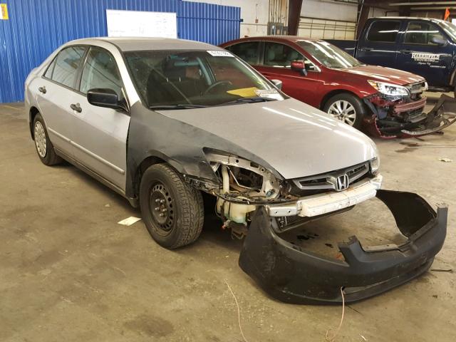 1HGCM56175A169644 - 2005 HONDA ACCORD DX GRAY photo 1