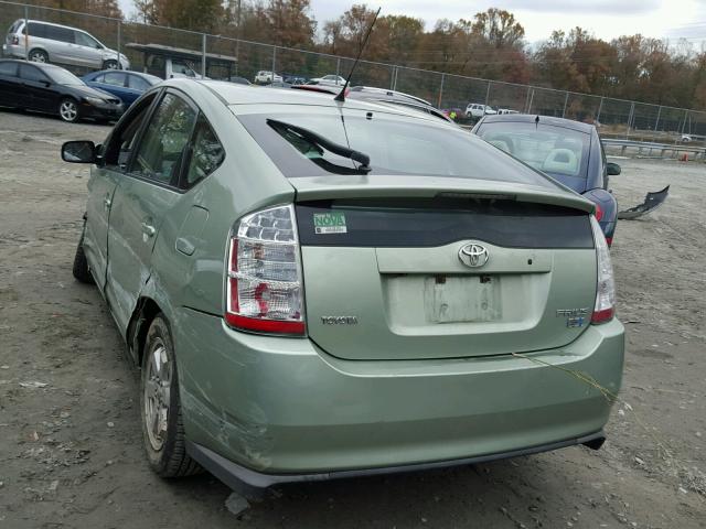 JTDKB20U493477544 - 2009 TOYOTA PRIUS GREEN photo 3