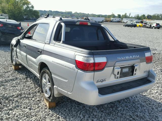 4S4BT62C957105091 - 2005 SUBARU BAJA SPORT GRAY photo 3