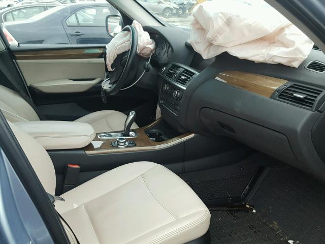 5UXWX5C50BL700708 - 2011 BMW X3 XDRIVE2 ლურჯი ფოტო 5