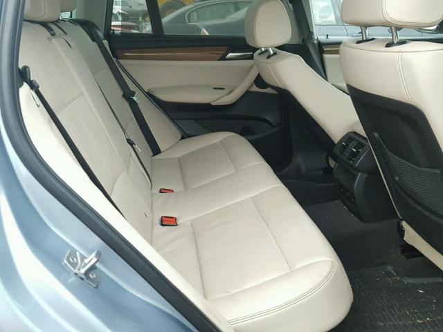 5UXWX5C50BL700708 - 2011 BMW X3 XDRIVE2 ლურჯი ფოტო 6