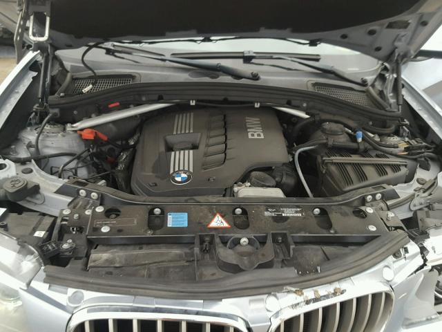 5UXWX5C50BL700708 - 2011 BMW X3 XDRIVE2 ლურჯი ფოტო 7