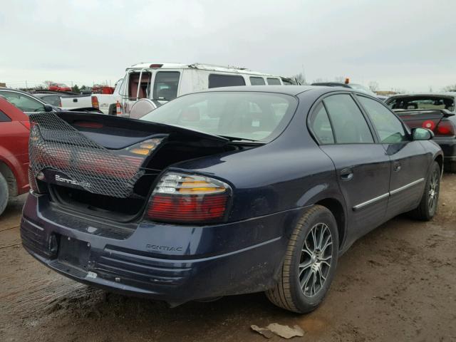 1G2HX54K424220622 - 2002 PONTIAC BONNEVILLE BLUE photo 4