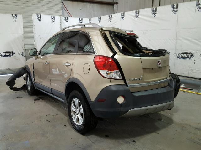 3GSCL33P08S695734 - 2008 SATURN VUE XE GOLD photo 3