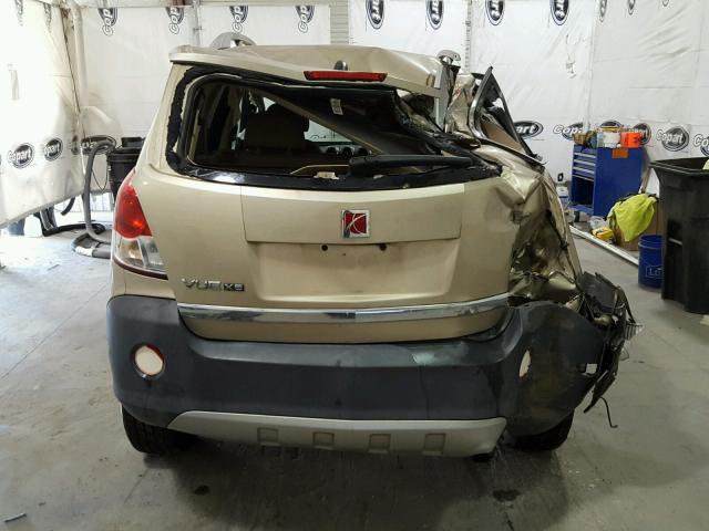 3GSCL33P08S695734 - 2008 SATURN VUE XE GOLD photo 9