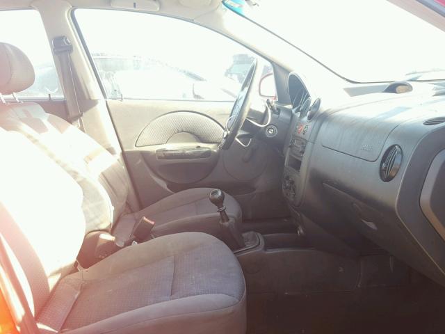 KL1TD666X8B023017 - 2008 CHEVROLET AVEO BASE Կարմիր լուսանկար 5