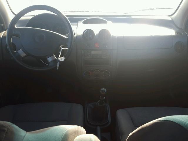 KL1TD666X8B023017 - 2008 CHEVROLET AVEO BASE Կարմիր լուսանկար 9