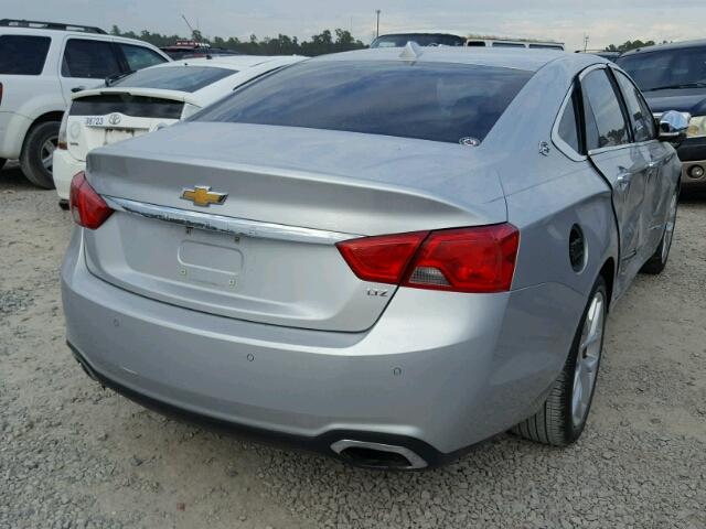 1G1155S35EU161883 - 2014 CHEVROLET IMPALA LTZ SILVER photo 4